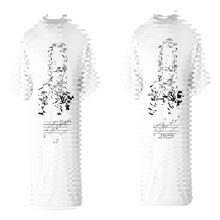 チャイコフスキー ロシアの作曲家 クラシック音楽 Tシャツ