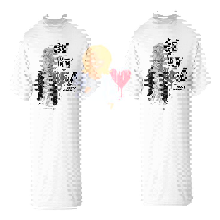 チャッキー・ティファニー・イート・ユア・ハート・アウト・バレンタイン Tシャツ