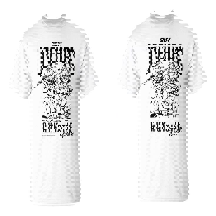 チャッキー＆ティフ・フォーエヴァー・ラブ・ハーツ Tシャツ