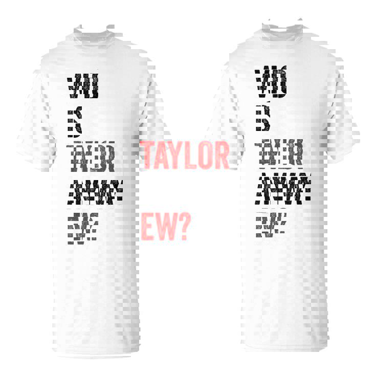 テイラー・ユーテイラーって誰？とにかく面白い Tシャツ