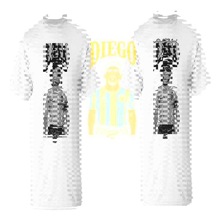ディエゴ アルマンド マラドーナ アルゼンチン 長袖tシャツ Tシャツ