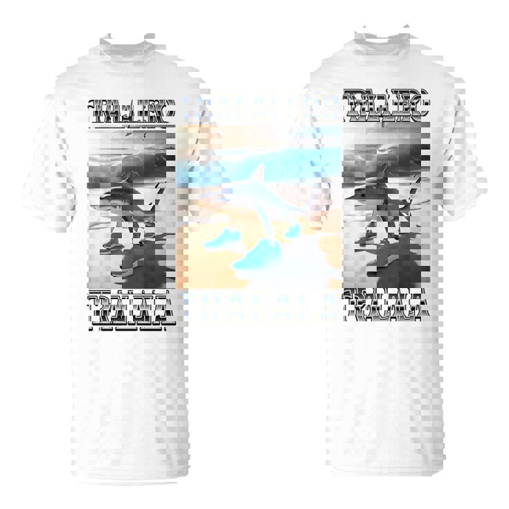 トララレロトララーラ-イタリアンブレインロットミーム 長袖tシャツ Tシャツ