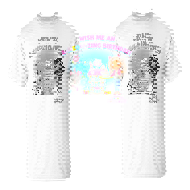 ドリームワークス ギャビーのドールハウス A-ニャーザリング 誕生日 Tシャツ