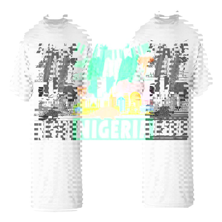ナイジェリアの服のアイデア キッズ&ノベルティ ナイジェリア国旗 Tシャツ