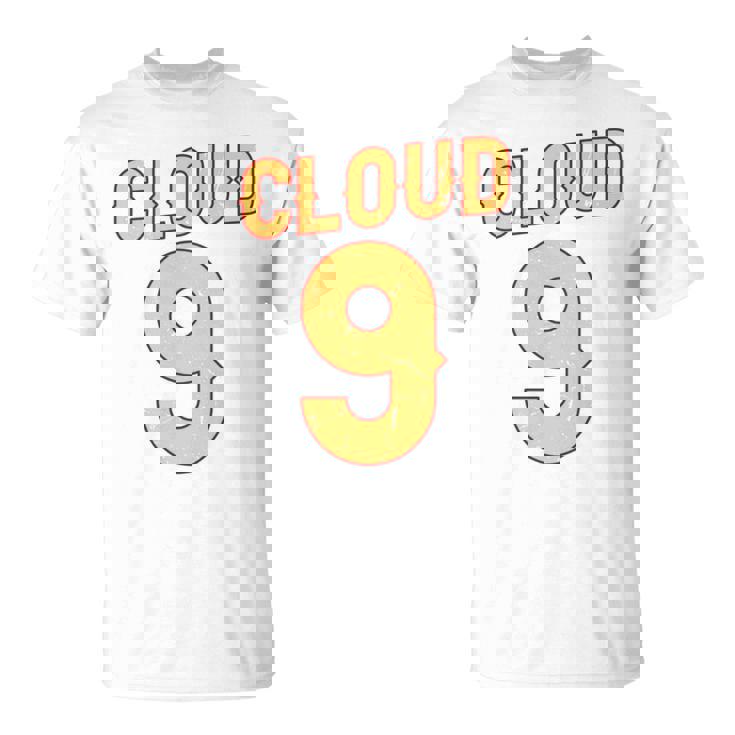 ナイス イエロー オレンジ クラウド 9 コスチューム 男女兼用 長袖tシャツ Tシャツ