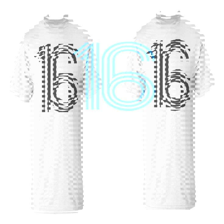 ナンバー16シャツ レトロユニフォーム ヨーロッパスタイル バックプリントジャージ Tシャツ