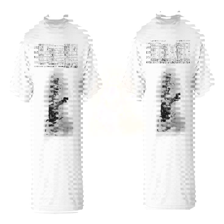 ニャーーーーと叫べ！ ロックな猫 キジトラ 子猫 バンド 長袖tシャツ Tシャツ