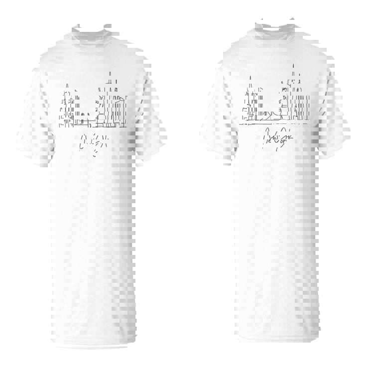 ニューヨークスカイラインtシャツ Ny Cityacation 自由の女神 Tシャツ