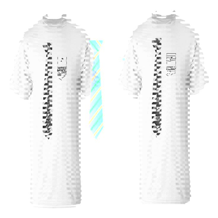 ネクタイで在宅ワーク ホームオフィス・アウトフィット Homeoffice Outfit Tシャツ