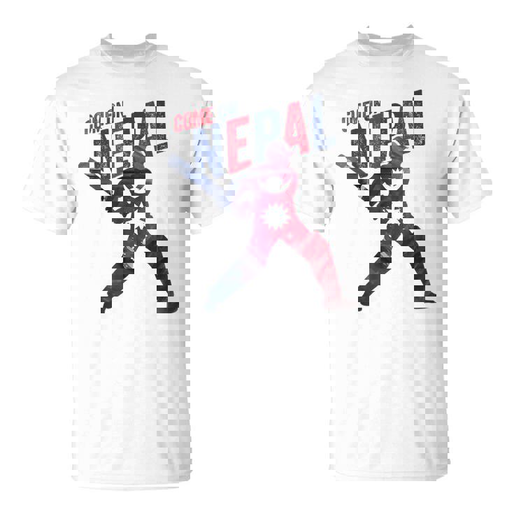 ネパールクリケットジャージ 2024 ネパール国旗サポーター クリケットファン Tシャツ