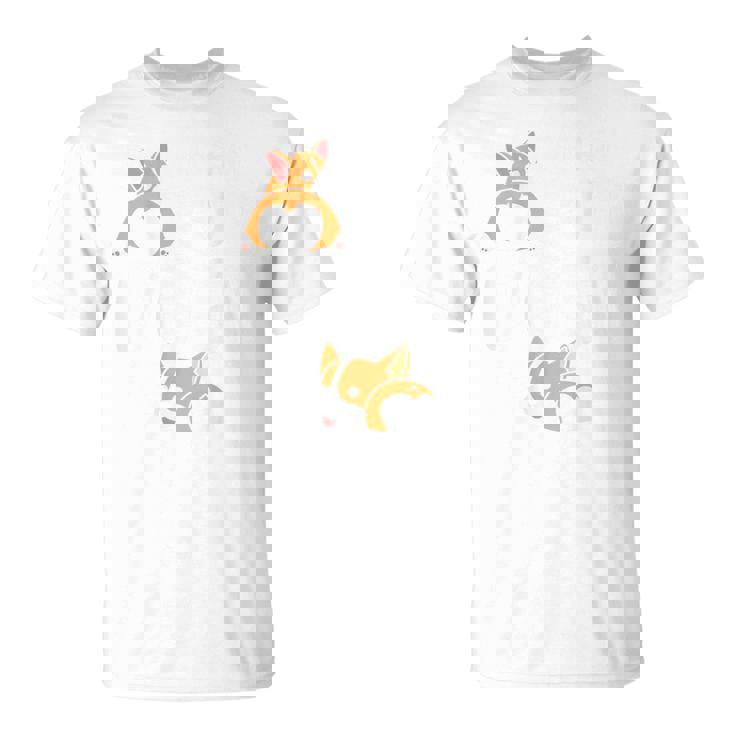 バックプリント ノッシン お尻 犬 かわいい コーギー Tシャツ