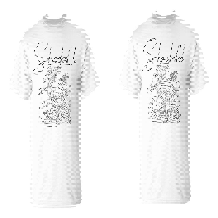 ハシビロコウ 鳥の日 鳥類学者 ホエールビル コウノトリ Tシャツ