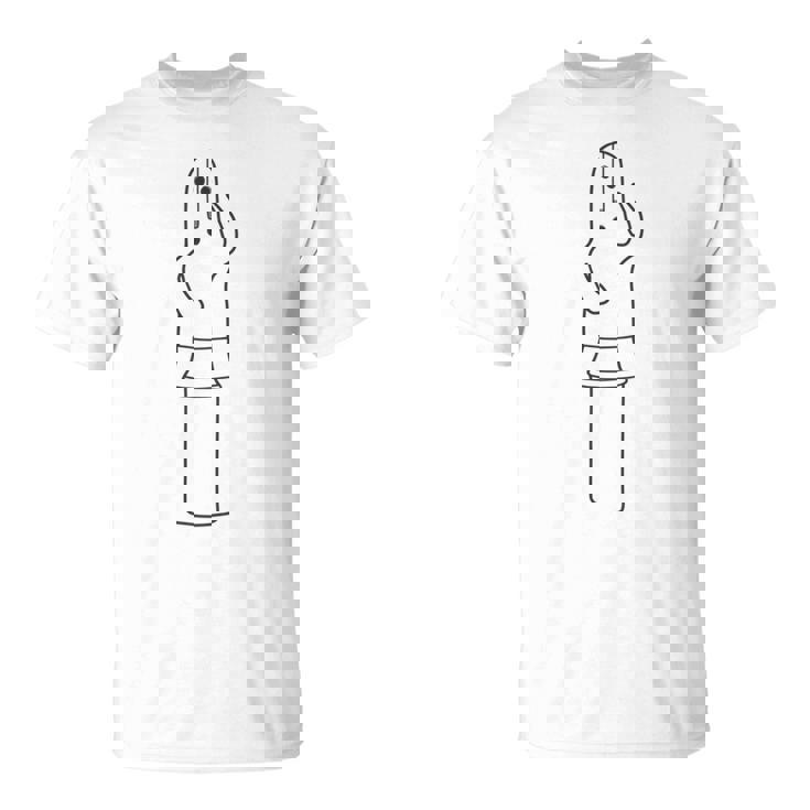 ハニワ 埴輪《モノクロ》【踊る埴輪 男】歴史土器 シンプル かわいい イラスト 長袖tシャツ Tシャツ