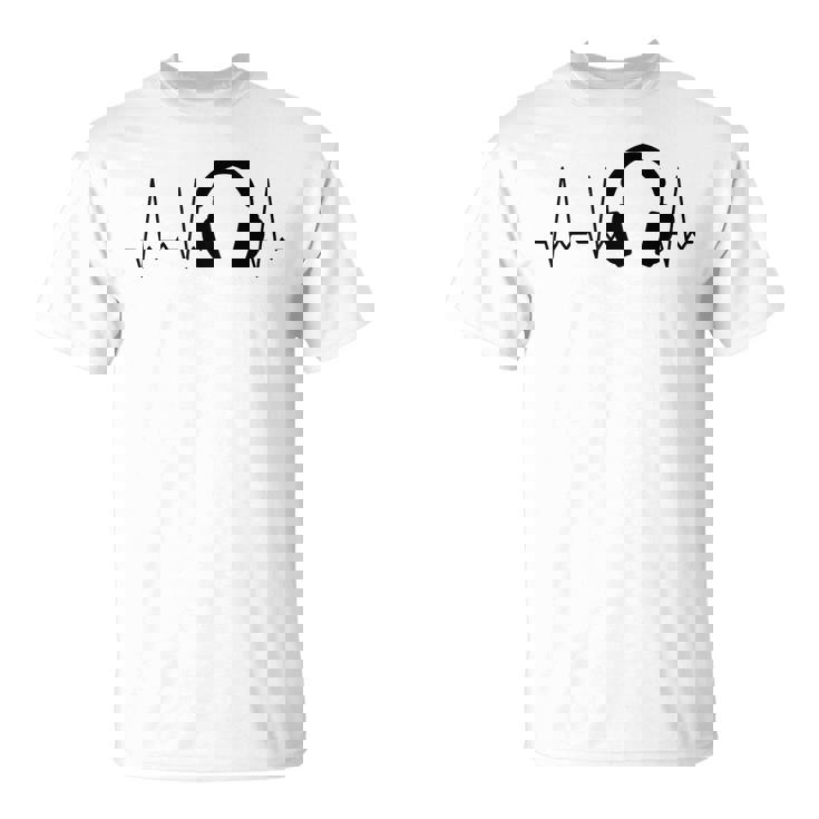 ハートビートヘッドホン Tシャツ