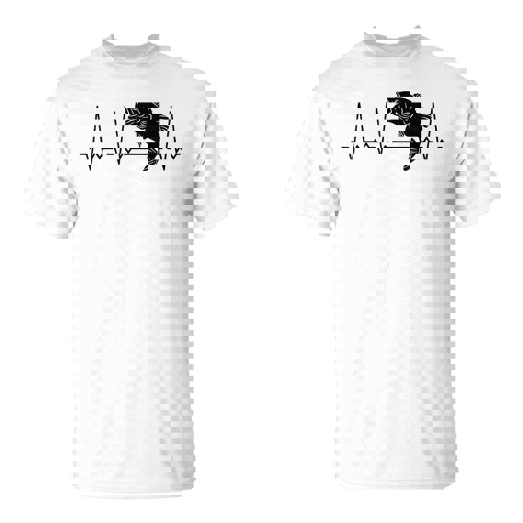 ハートビート魚 Tシャツ