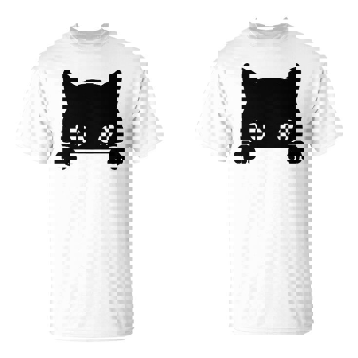 バッグの中に隠れているかわいい黒猫 猫好き 猫飼い 猫 ネコ ねこくろねこ好き 面白い サプライズ ギフト Tシャツ