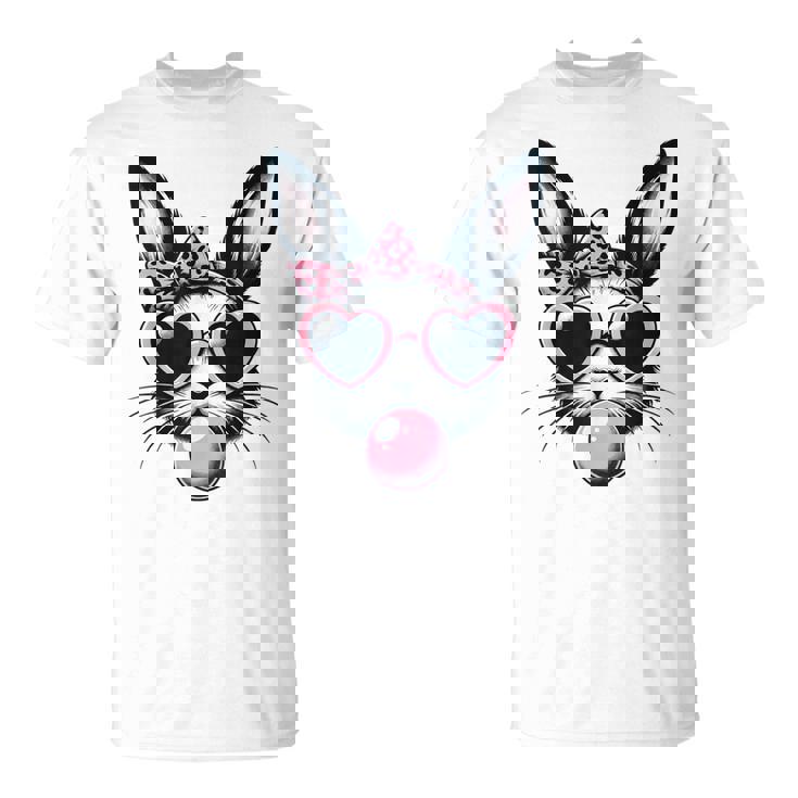 バニーフェイス サングラス付き イースターデー 男の子 男性 子供 Tシャツ