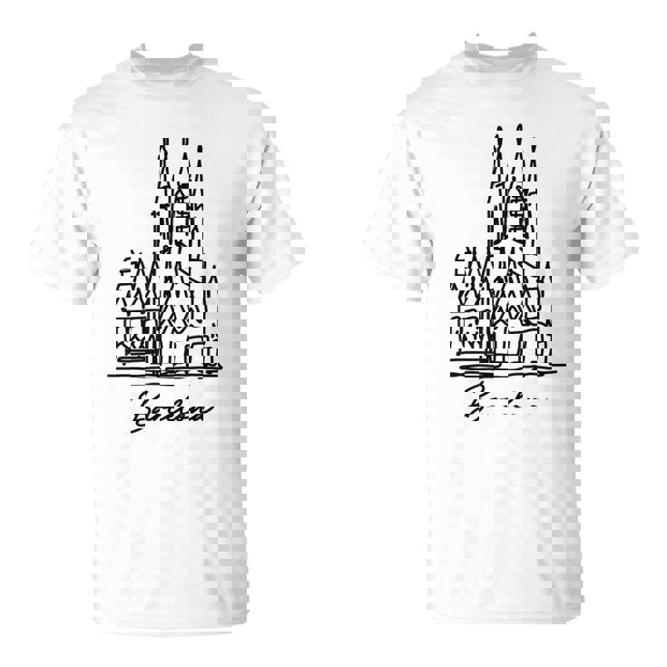 バルセロナ サグラダ ファミリア スペイン お土産 Tシャツ