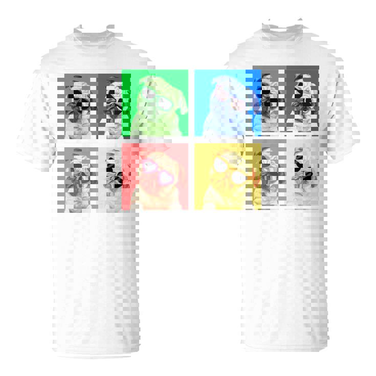 パグ 面白いtシャツ 犬 かわいい メンズ 子供 おもしろ 服 雑貨 グッズ ネタ わんこ イヌ 黒パグ 長袖tシャツ Tシャツ