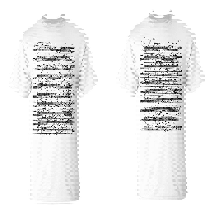 パルティータ ホ長調 ガヴォッテ ソロ ヴァイオリン ヨハン・セバスティアン・バッハ Tシャツ