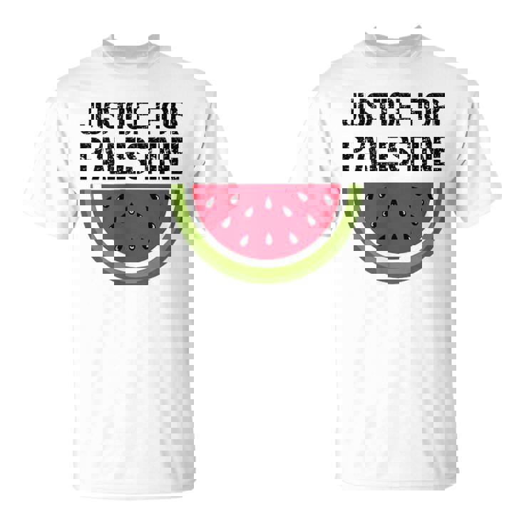 パレスチナの正義 スイカ 国旗 パレスチナ人 Tシャツ