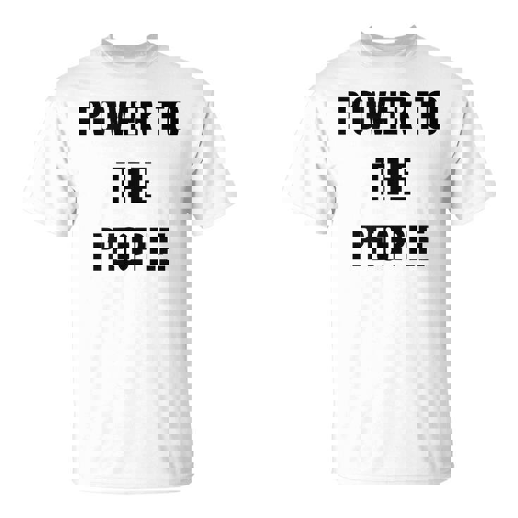 パワー・トゥ・ザ・ピープル Tシャツ