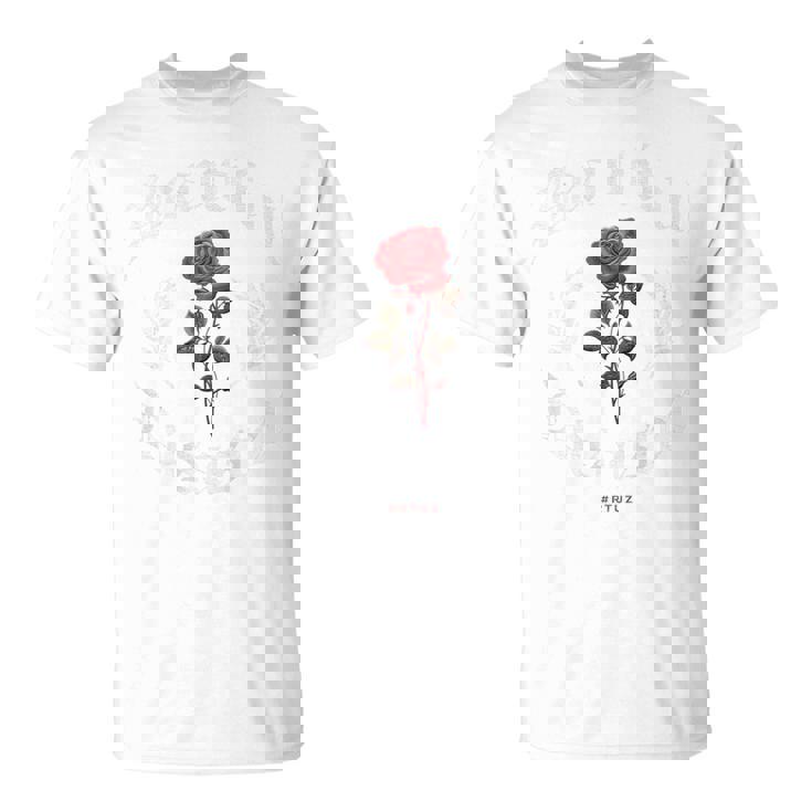 ヒップホップ アーバン ヴィンテージ ヒップスター Y2k バックプリント ストリートウェア ローズ Tシャツ