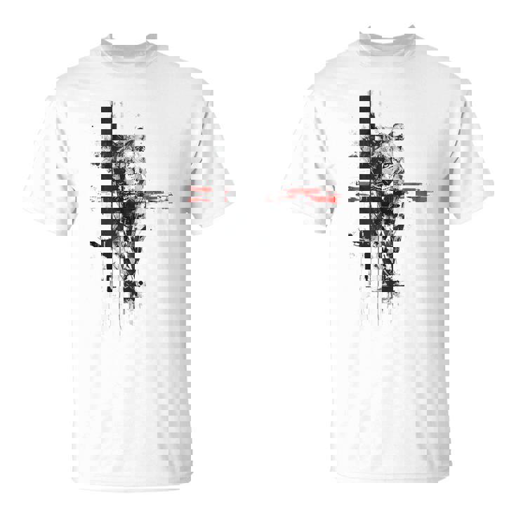 ヒョウ 動物 抽象 グラフィック 描画 絵画 ヒョウ Tシャツ