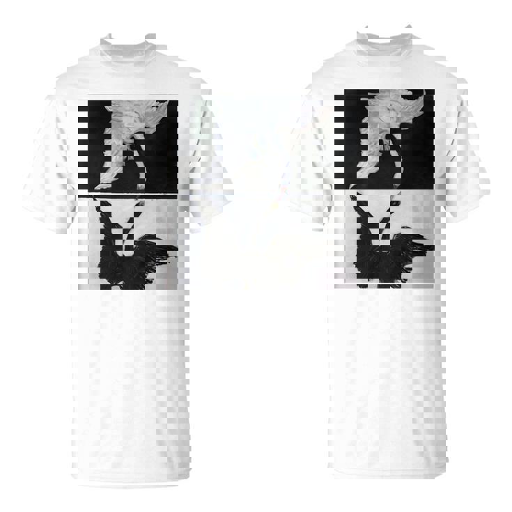 ヒルマ・アフ・クリント作 白鳥 第1号 長袖tシャツ Tシャツ