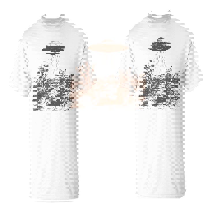 ビンテージ Ufo カウボーイ キャット Tシャツ