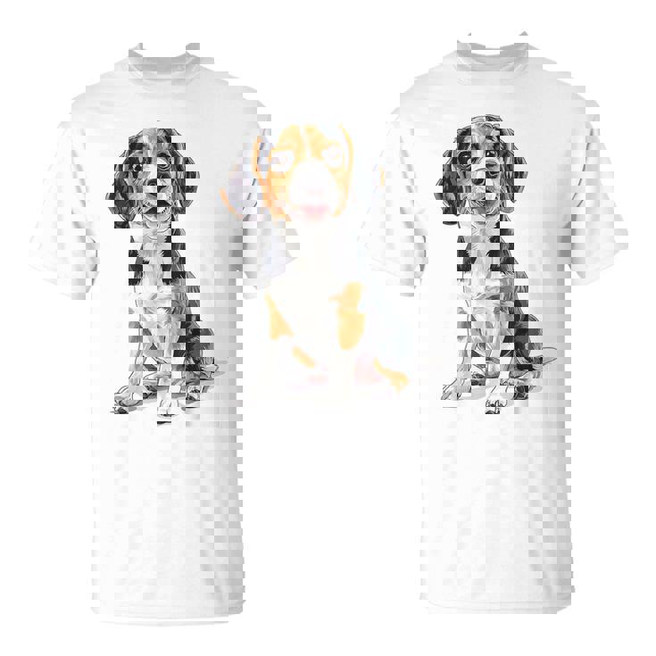 ビーグル 犬 モチーフ ペット イラスト ビーグル Tシャツ