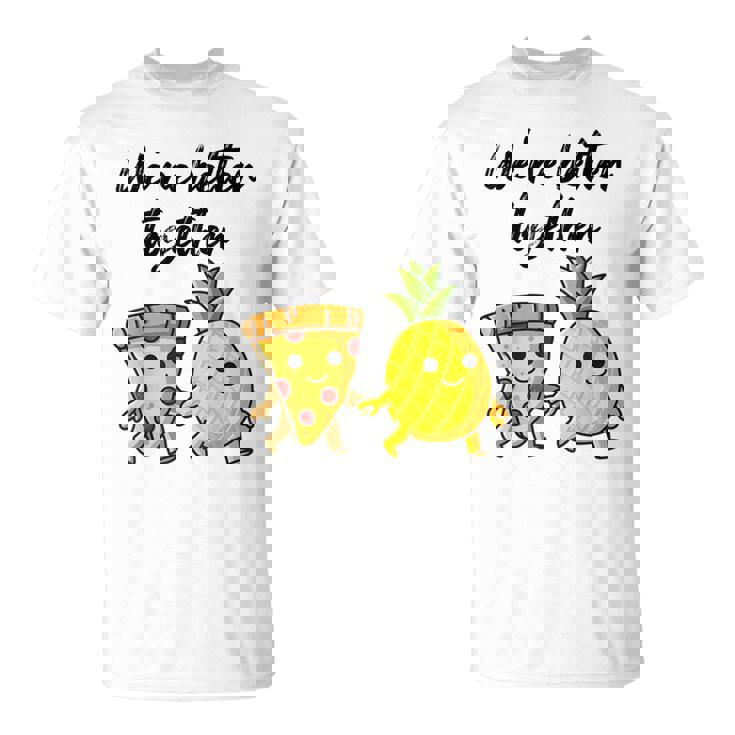 ピザハワイパイナップルピザイートピザ＆パイナップル Tシャツ