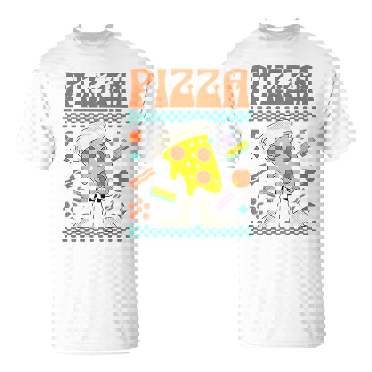 ピザ愛好家 ピザピース Tシャツ