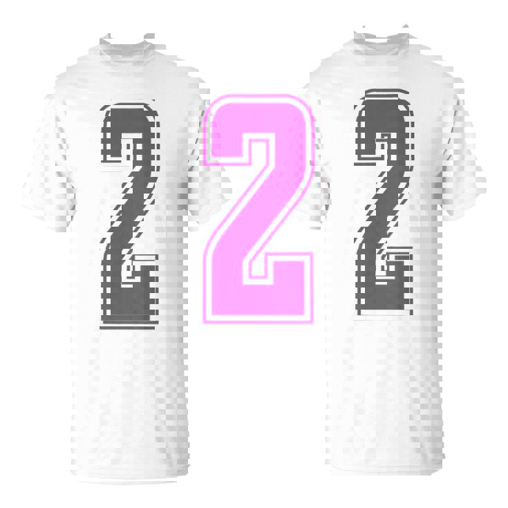 ピンク色背番号 2 チーム短大スポーツピンク色背番号付きユニフォーム Tシャツ