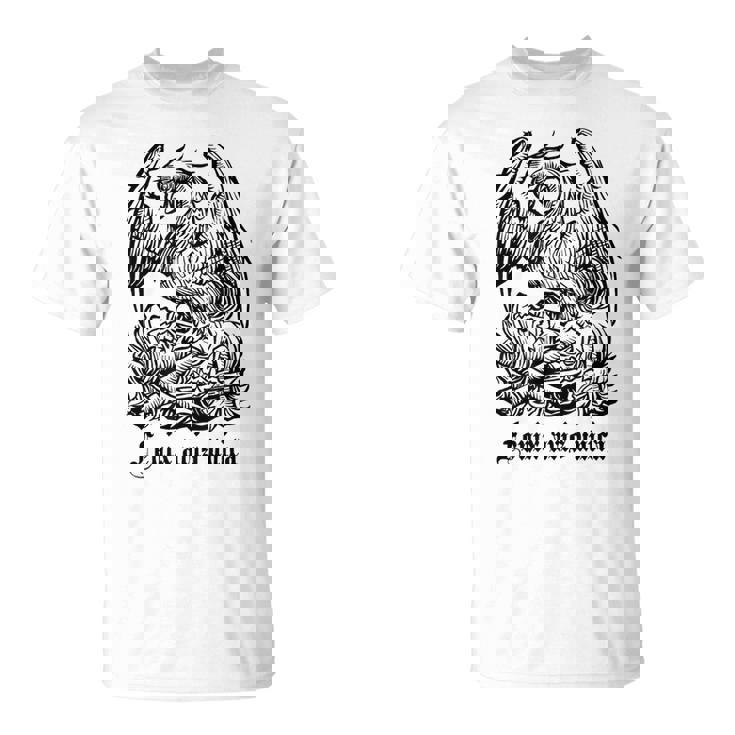 フェニックス。神話の鳥。灰から生まれ変わる。 Tシャツ