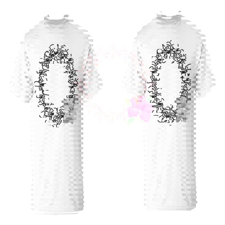 フラダンス フラ レッスン用 Aloha アロハ トロピカル ハワイ Hawaii ハイビスカス ハワイアン 南国 花 長袖tシャツ Tシャツ