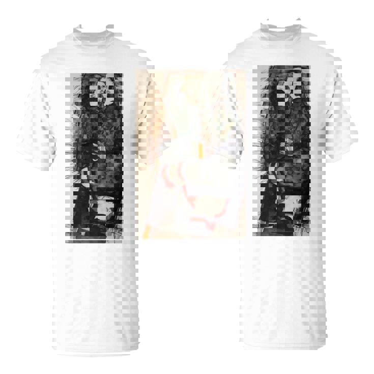 フリンジ付きの毛布の上の二人の女の子 エゴン・シーレ作 1911 長袖tシャツ Tシャツ