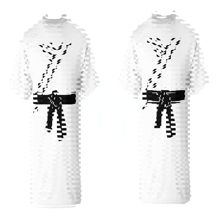 ブラックベルトコスチューム 空手着 柔道 テコンドー カンフー 武道 Tシャツ