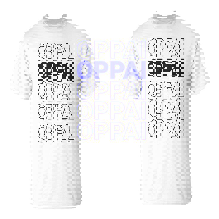 ブルーオッパイの言葉 面白いアニメ漫画 Tシャツ