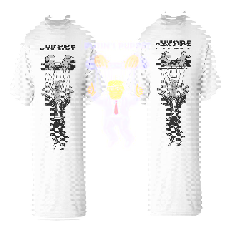 プーチンの操り人形トランプはロシアの資産政治パロディです Tシャツ