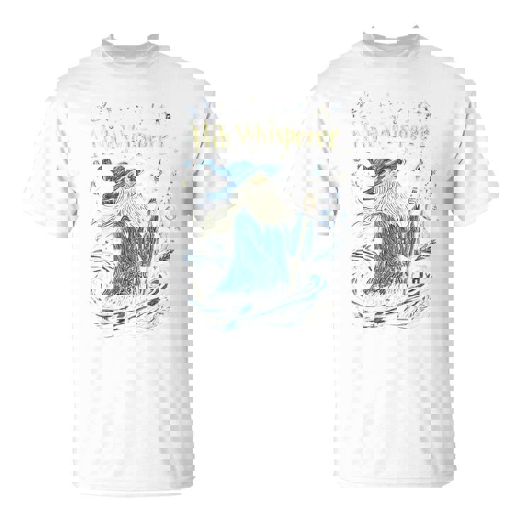 ペン先 ウィスパラー デザイン 面白い 魔法使い インク 描画 美学 長袖tシャツ Tシャツ