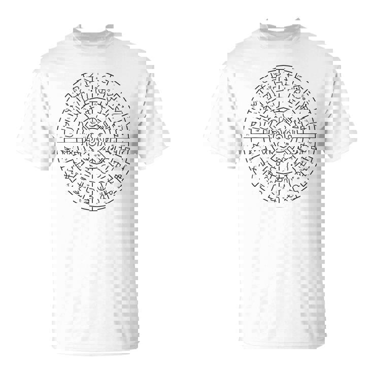 ホツマ文字によるフトマニ図 Tシャツ