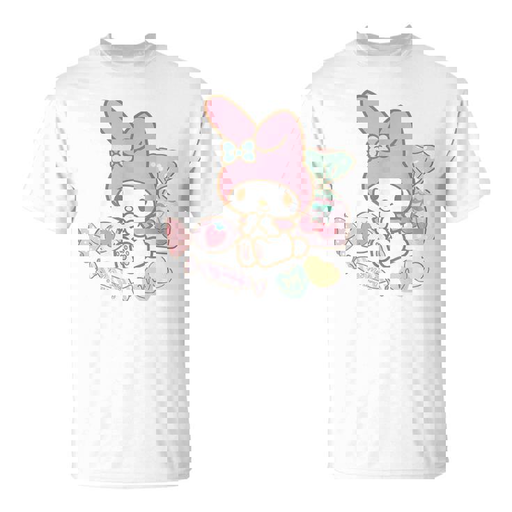 マイメロディ キャンディ ライトカラー Tシャツ