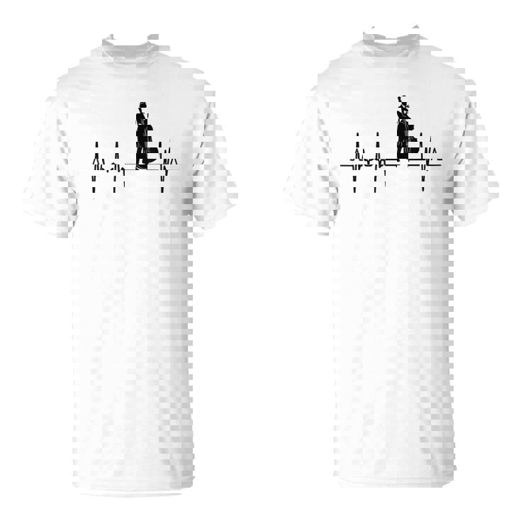 マイ・ハート・ビーツ・フォー・コントラバス・ハートビート Tシャツ