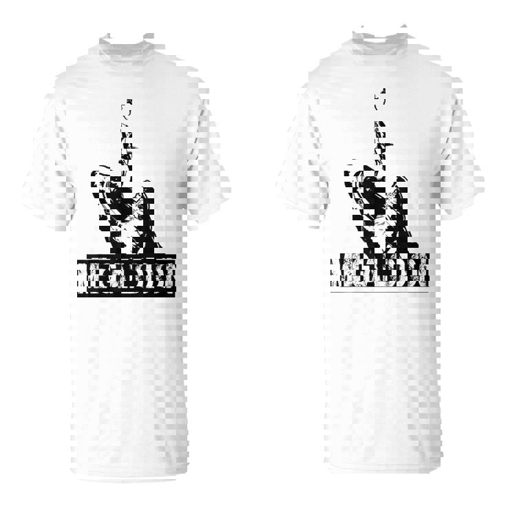 メガロドン ホオジロザメ ジャイアントシャーク サメの恋人 ダイバー Tシャツ