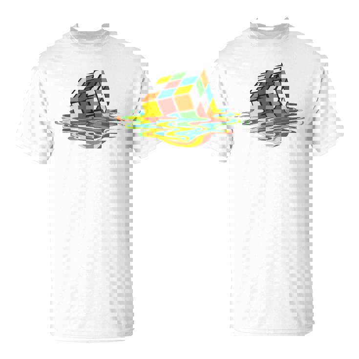 メルティング ルービックキューブ Tシャツ