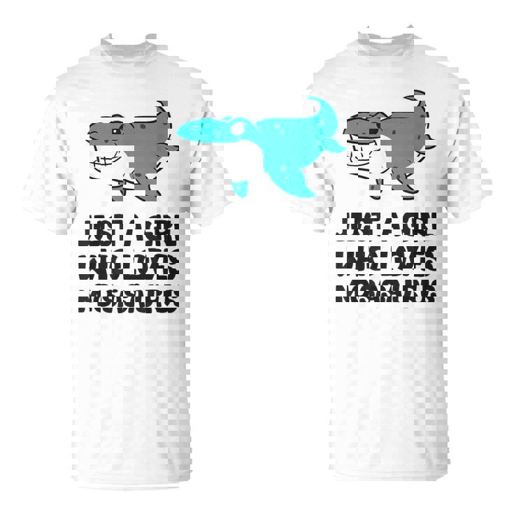 モササウルスが好きな女の子だけ Tシャツ