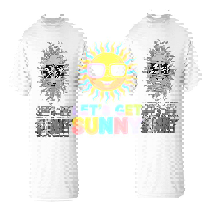 モチベーション輝くレッツゲットサニー活気 Tシャツ