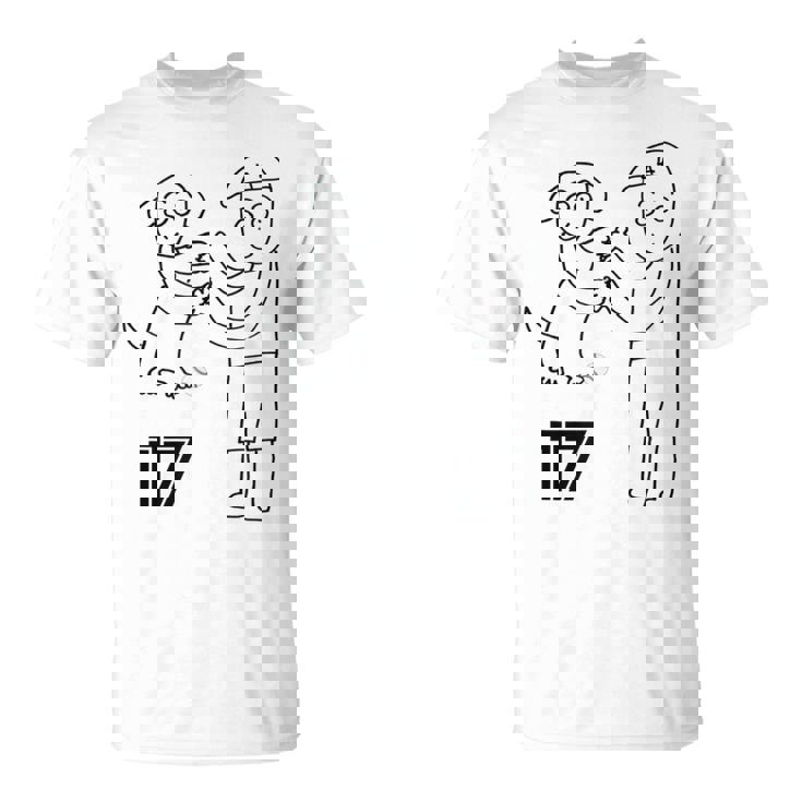 ユニフォーム風 応援 野球 Decoy Dekopin デコピン かわいい犬 Kooikerhondje Tシャツ