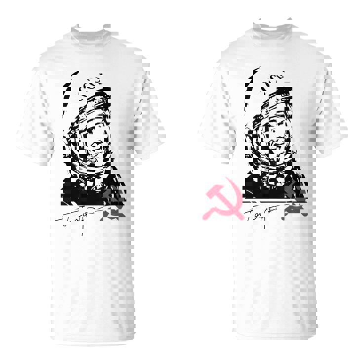 ユーリ・ガガーリン ソ連ロスコスモス コスモノート Tシャツ